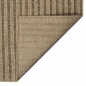 Preview: In- & Outdoor Teppich mit geometrischem Bogenmuster in braun beige