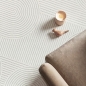 Preview: Teppich Creme Ornament Stil modern Wohnbereich