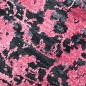 Preview: Orientalischer Teppich Wohnzimmer mit Blumenmotiv in schwarz rot