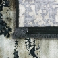 Preview: Orientalischer Teppich Wohnzimmer mit abstraktem Design in schwarz beige