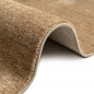 Preview: Kurzflor Teppich für Gästezimmer | warm | Unifarbe kupfer
