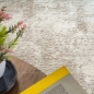 Preview: Teppich beige sanftes Design weich pflegeleicht