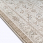 Preview: Teppich Beige Klassik Design stilvoll Wohnbereich