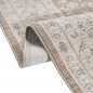 Preview: Teppich Beige Klassik Design stilvoll Wohnbereich