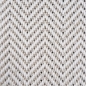 Preview: Moderner, pflegeleichter In-Outdoor Teppich mit wetterfestem Zick-Zack Muster in Beige