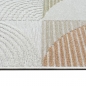 Preview: In- & Outdoor-Teppich mit geometrischem Design in natürlichen Farbtönen