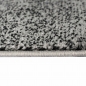Preview: Teppich Wohnzimmer modernes Wellen Design in grau anthrazit rot - pflegeleicht