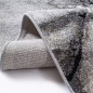 Preview: Design Teppich Grau Creme Steinstruktur modern elegant Wohnbereich