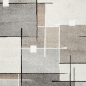 Preview: Moderner Teppich mit geometrischem Muster – Beige, Grau & Schwarz – Weich & pflegeleicht