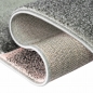 Preview: Teppich Kurzflor Wohnzimmerteppich karo abstrakt pastell rosa grau