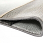 Preview: Moderner Teppich Kurzflor Wohnzimmerteppich Konturenschnitt karo abstrakt grau schwarz weiss