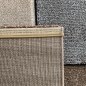 Preview: Modern abstrakter Designerteppich mit Rechtecken in beige