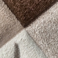 Preview: Designer Teppich Wohnzimmerteppich braun beige creme mocca