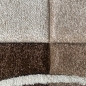 Preview: Designer Teppich Wohnzimmerteppich braun beige creme mocca