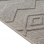 Preview: Moderner Teppich mit Loop-Struktur und Reliefmuster Beige