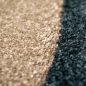 Preview: Schöner Teppich mit gewölbten Linien in schwarz& braun