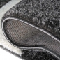 Preview: Teppich mit Wellendesign | pflegeleicht | in grün weiß& grau
