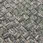 Preview: Moderner Teppich Grün Flechtstruktur Indoor Outdoor