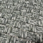Preview: Moderner Teppich Grün Flechtstruktur Indoor Outdoor