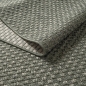 Preview: Moderner Teppich Grün Flechtstruktur Indoor Outdoor