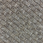 Preview: Moderner Teppich Taupe Flechtstruktur Indoor Outdoor