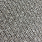 Preview: Moderner Teppich Taupe Flechtstruktur Indoor Outdoor