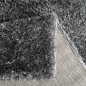 Preview: Dunkler Teppich im klassischen Stil | flauschig | anthrazit