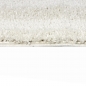 Preview: Flauschiger Wohnzimmer Teppich mit Linien Muster in Creme