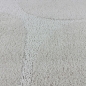 Preview: Weicher Hochflor Teppich Pflegeleicht mit modernem in Creme