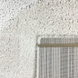 Preview: Weicher Hochflor Teppich Pflegeleicht mit modernem in Creme