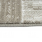 Preview: Designteppich mit modernem Karomuster Beige Creme