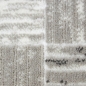 Preview: Designteppich mit modernem Karomuster Grau Beige Preview: Designteppich mit modernem Karomuster Grau Beige