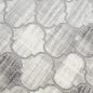 Preview: Designteppich mit Ornamentstruktur Grau-Beige mit Cremeakzenten Preview: Designteppich mit Ornamentstruktur Grau-Beige mit Cremeakzenten