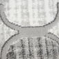 Preview: Designteppich mit Ornamentstruktur Grau-Beige mit Cremeakzenten Preview: Designteppich mit Ornamentstruktur Grau-Beige mit Cremeakzenten