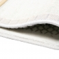 Preview: Designteppich mit grafischem Patch-Design Grau mit dezenten Farbakzenten