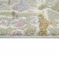 Preview: Designteppich mit lebendigem Farbverlauf in Beige, Multi