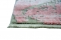 Mobile Preview: Moderner Teppich Wollteppich Vintage Used-Look mit Fransen rosa creme beige