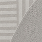 Preview: Designteppich Grau abstrakte Bögen präzise geometrische Linienoptik