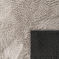Preview: Teppich beige Hasenfell-Optik elegant weich mit feinem Schimmer modern
