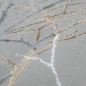 Preview: Moderner Designerteppich mit glänzenden Ästen abstrakt gold