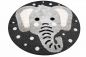 Preview: Elefanten Kinderzimmer Teppich Outdoor & indoor weiche Baby Spielmatte Hoch Tief Effekt schwarz grau creme
