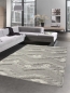 Mobile Preview: Sisalteppich für Indoor und Outdoor Balkon Wintergarten Schlafzimmer gezackt gestreiftes Rautenmuster 3d in creme grau