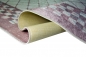 Mobile Preview: Teppich im Printdesign karo Teppich Wohnzimmer waschbar rosa