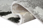 Preview: Teppich Wohnzimmerteppich abstraktes Muster grau creme