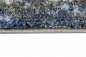 Preview: Teppich modern Wohnzimmerteppich Vintage blau grau schwarz