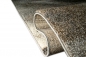 Mobile Preview: Designer Teppich Wohnzimmerteppich Kurzflor Teppich Natur Optik braun grau
