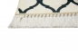 Preview: Waschbarer Teppich Print Teppich Küchenteppich creme schwarz marokkanisches Muster