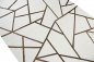 Preview: Moderner Teppich Orientteppich Kelim Kilim creme bronze gold