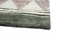 Preview: Moderner Teppich Designer Teppich Kelim Teppich rosa grau