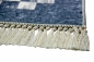 Preview: Teppich im Printdesign Teppich Wohnzimmer waschbar karo grau